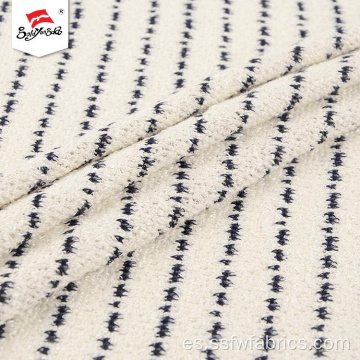 Fancy Stripe Spandex Knit Tejido Hacci